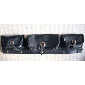 NWOT Hopnel HD90-203BK Signature Windshield Tri-pouch for Harley Road King USA